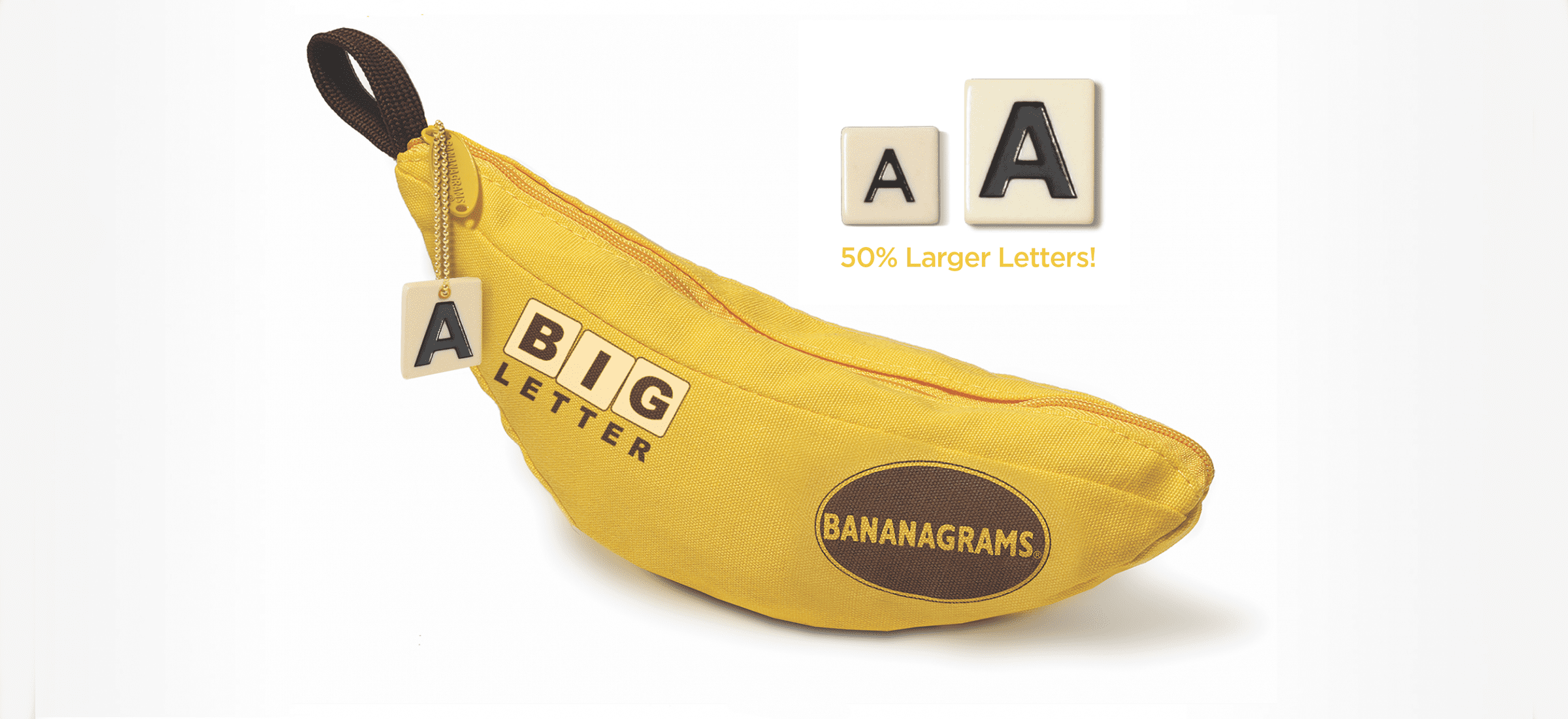 Big Letter Bananagrams Game for Low Vision