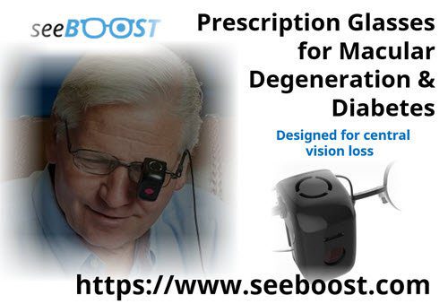 SeeBoost Prescription Glasses for Macular Degeneration & Diabetes
